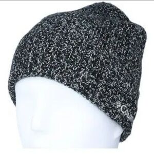 (74) Columbia  Charcoal and White Knit Hat
